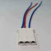 Колодка соед. 3 конт. 2,8мм (гнездо) с проводом 0,5мм AVKOPRO плоская AVK9073483